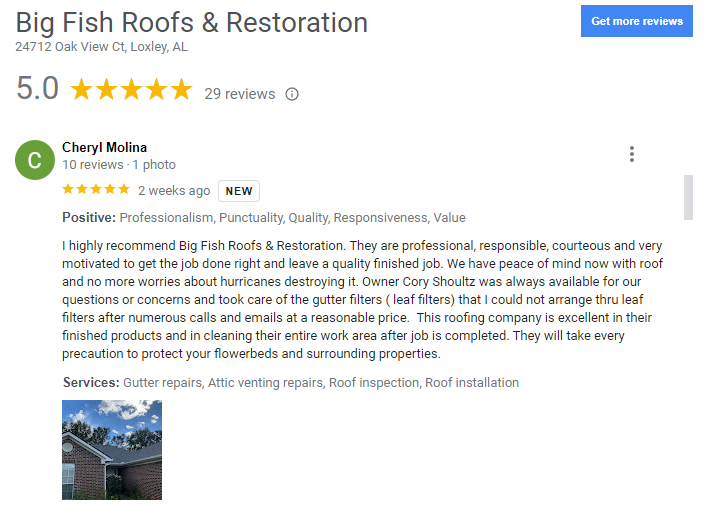 Roofing review